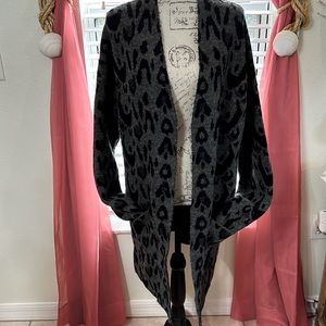 COZY Long SweaterCoat Jacket Size XL